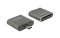 Delock 91498 Card Reader USB Typ-C 1x SD Slot, SDHC, SDXC UHS-II