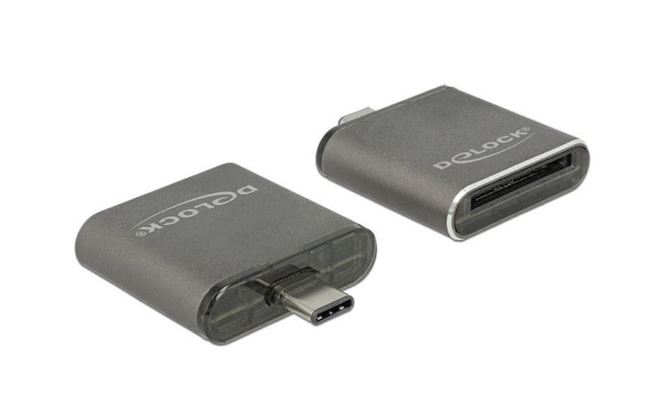 Delock 91498 Card Reader USB Typ-C 1x SD Slot, SDHC, SDXC UHS-II