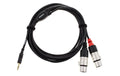 Cordial CFY 1.8 WFF 3.5mm Stereo Klinke - 2x XLRf, 1.8m
