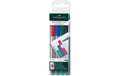 Faber-Castell Multimark 4er Etui nonpermanent F, 0.6 mm