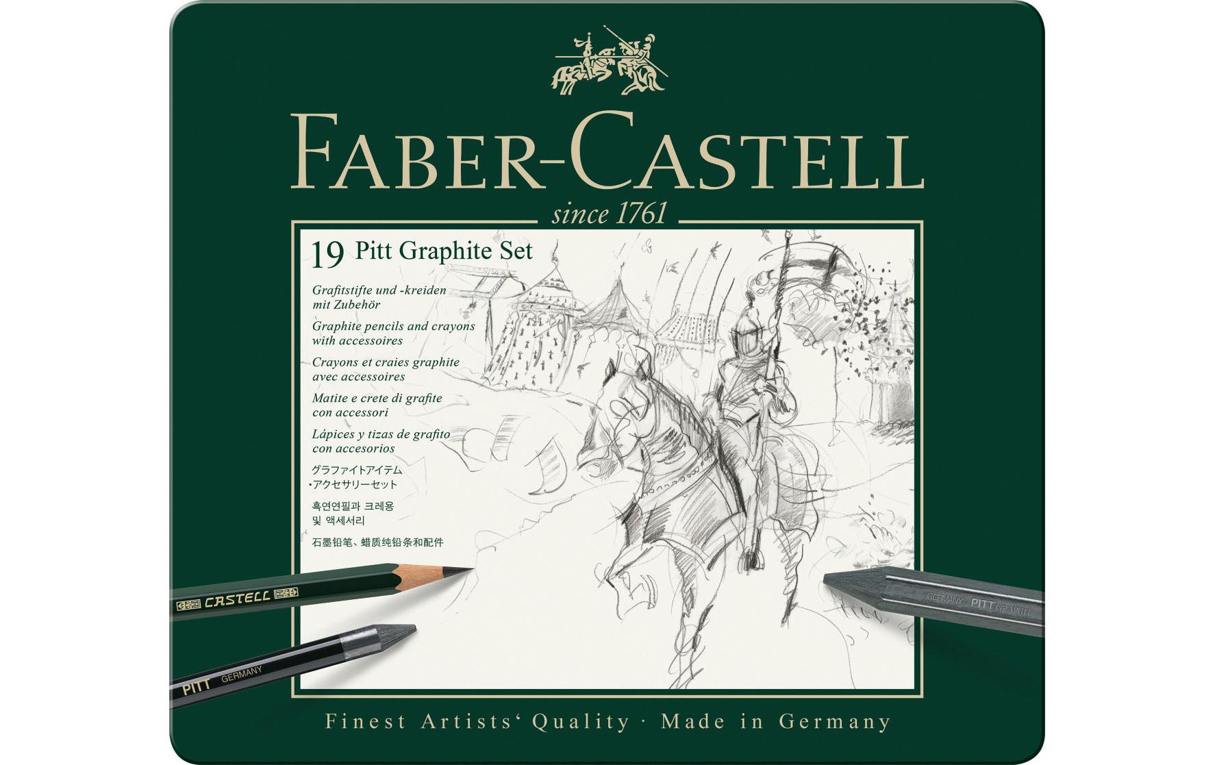Faber-Castell PITT Graphit-Set 19er Metalletui