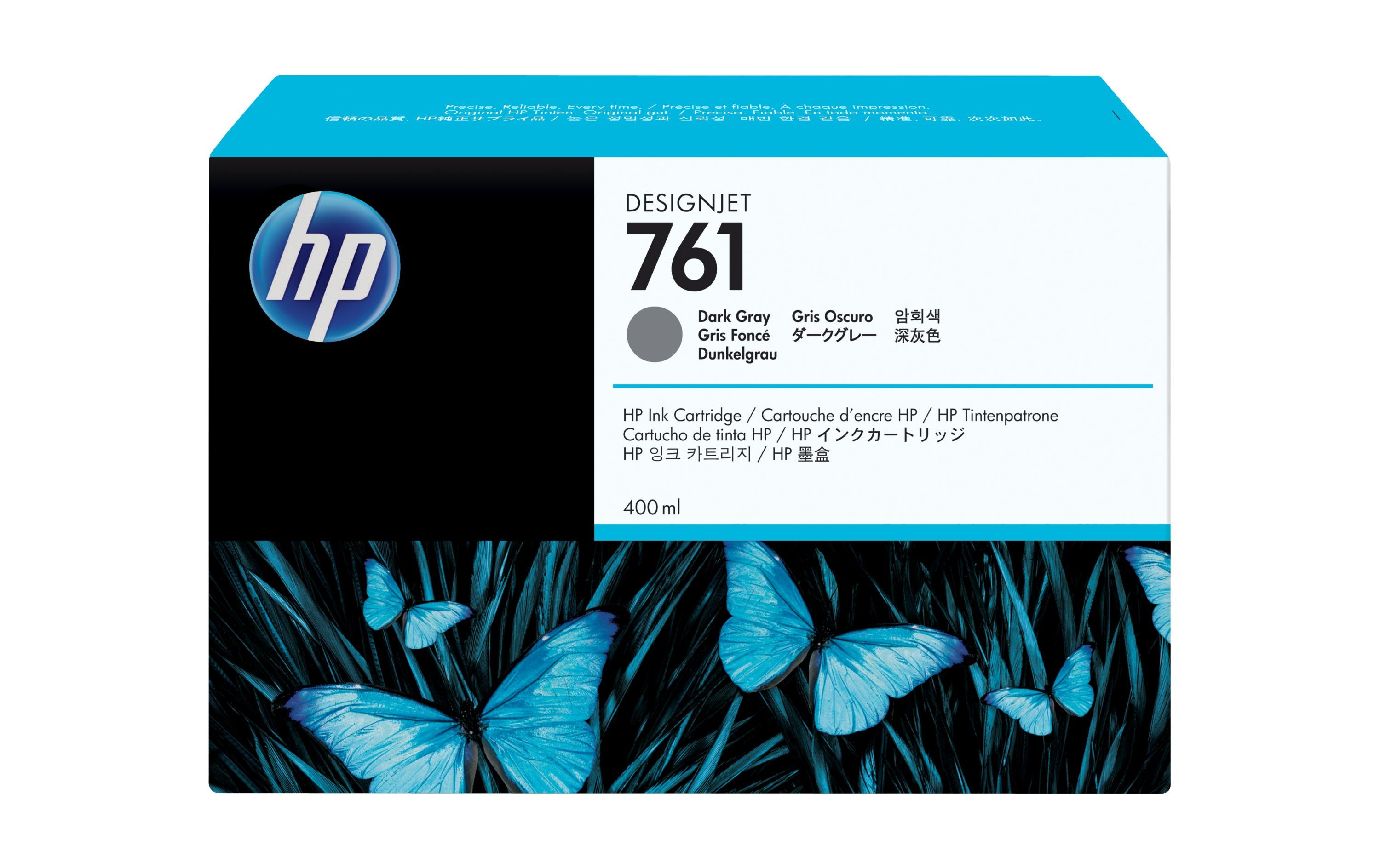 HP Tinte Nr. 761 - Dark Grey (CM996A) für DesignJet T7100 / T7200