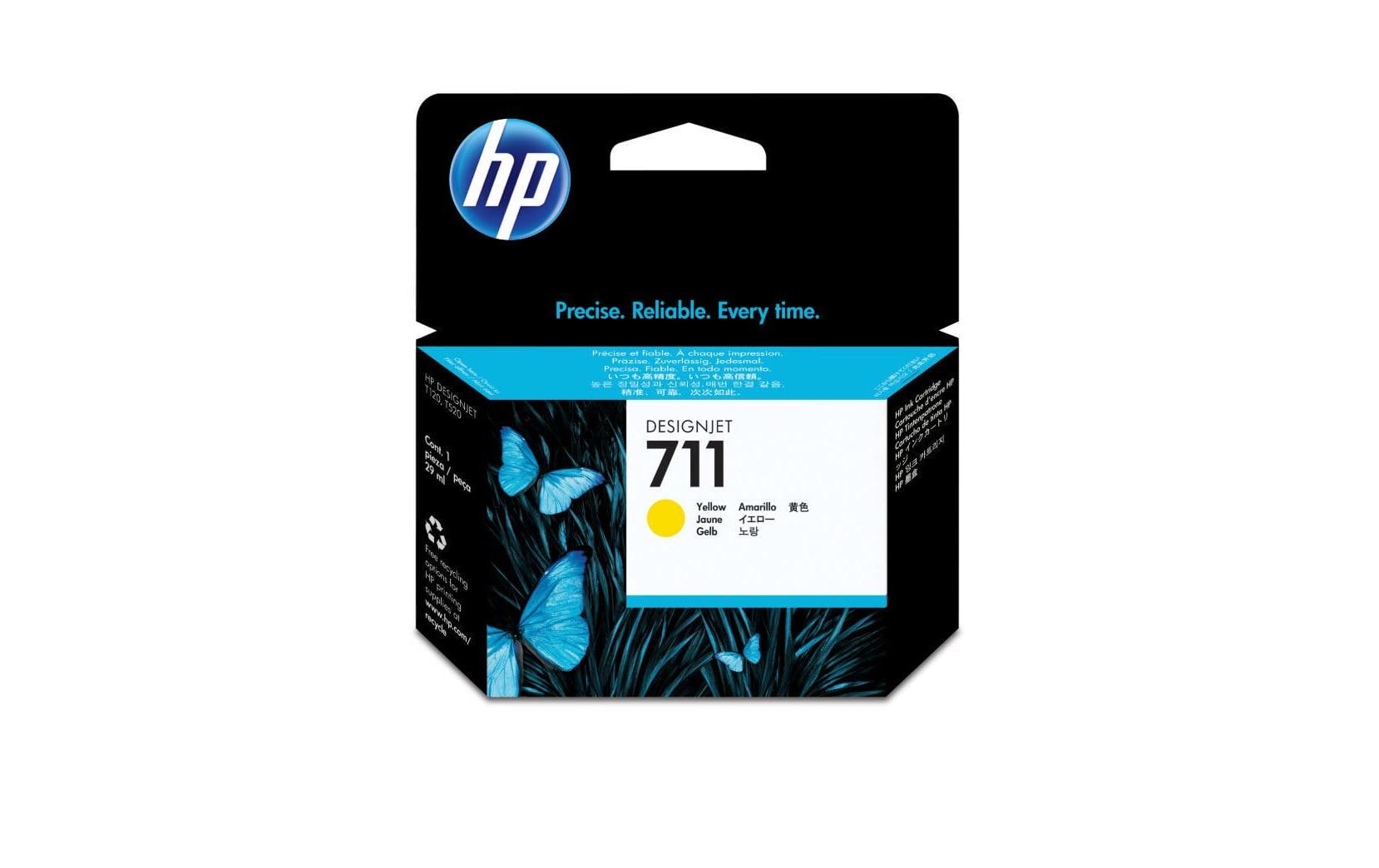 HP Tinte Nr. 711 - Yellow (CZ132A) Tintenvolumen 29ml