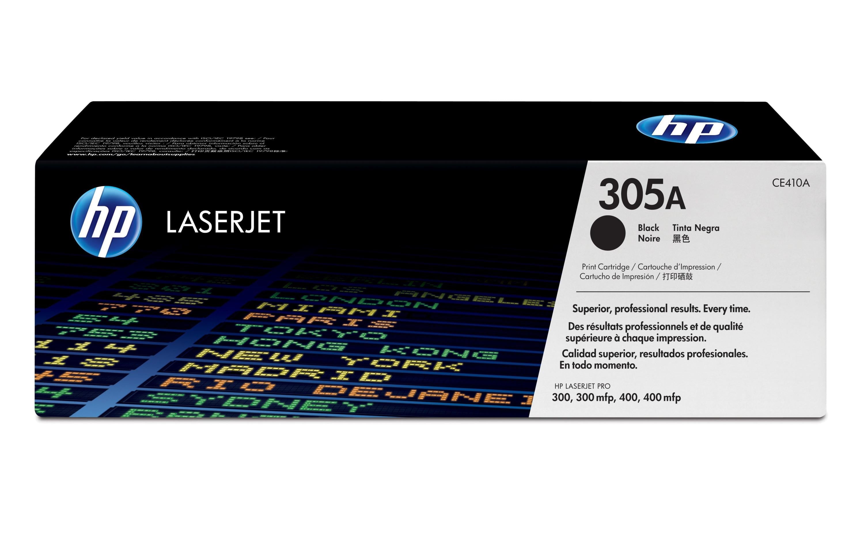 HP Toner 305A - Black (CE410A) Seitenkapazität ~ 2'200 Seiten
