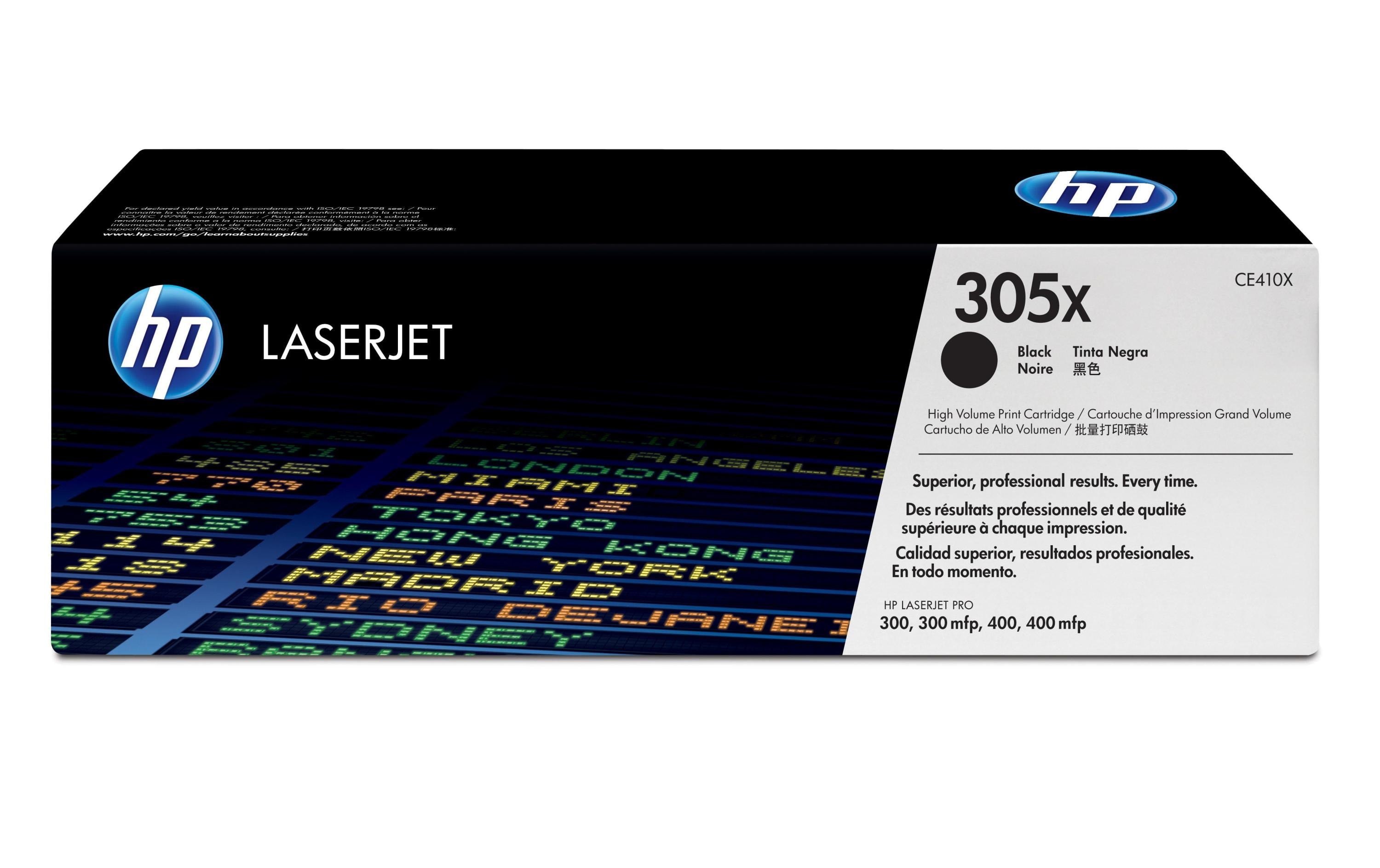 HP Toner 305X - Black (CE410X) Seitenkapazität ~ 4'000 Seiten