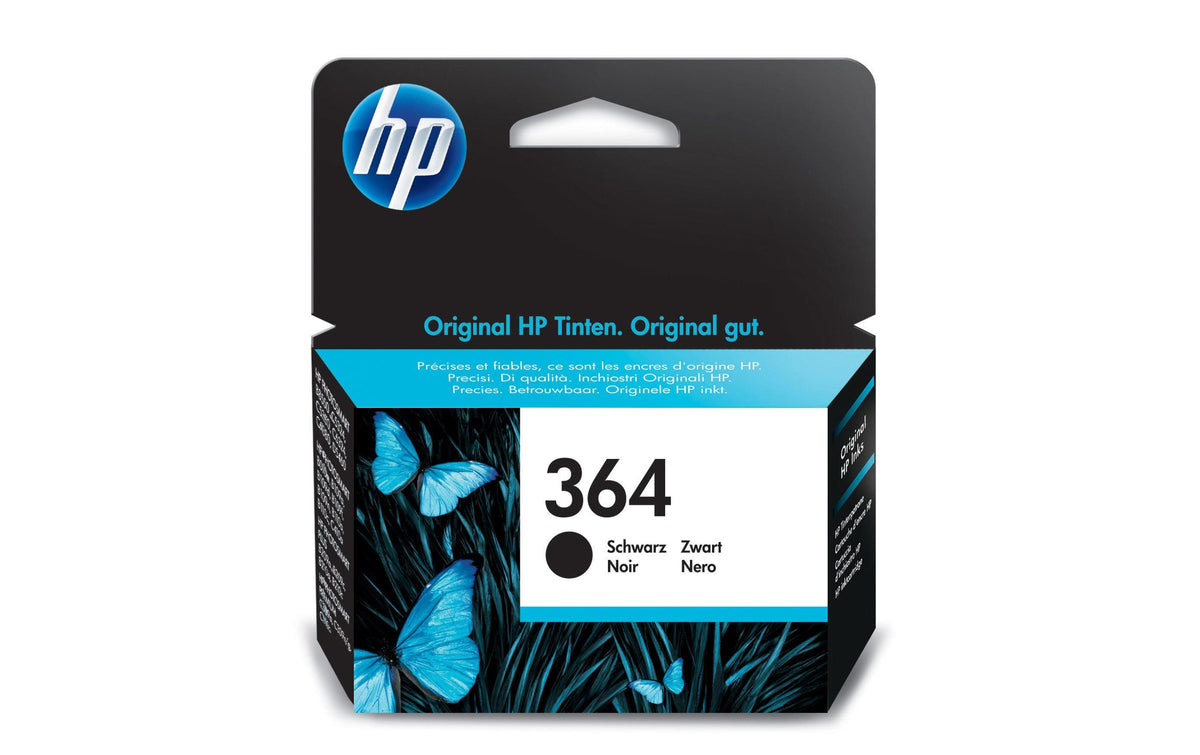 HP Tinte Nr. 364 - Black (CB316EE) 6ml, Seitenkapazität ~ 250 Seiten,
