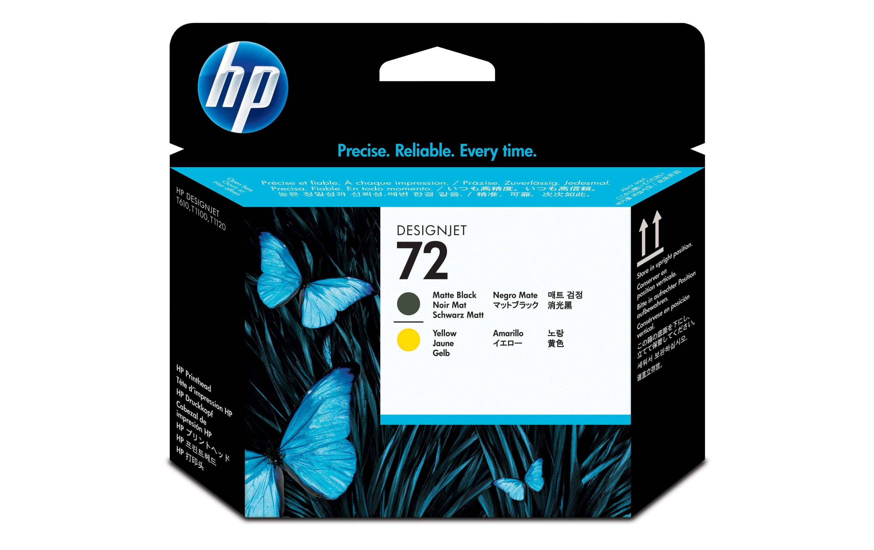 HP Druckkopf Nr.72 - MBlack+Yellow (C9384A) zu DesignJet T1100