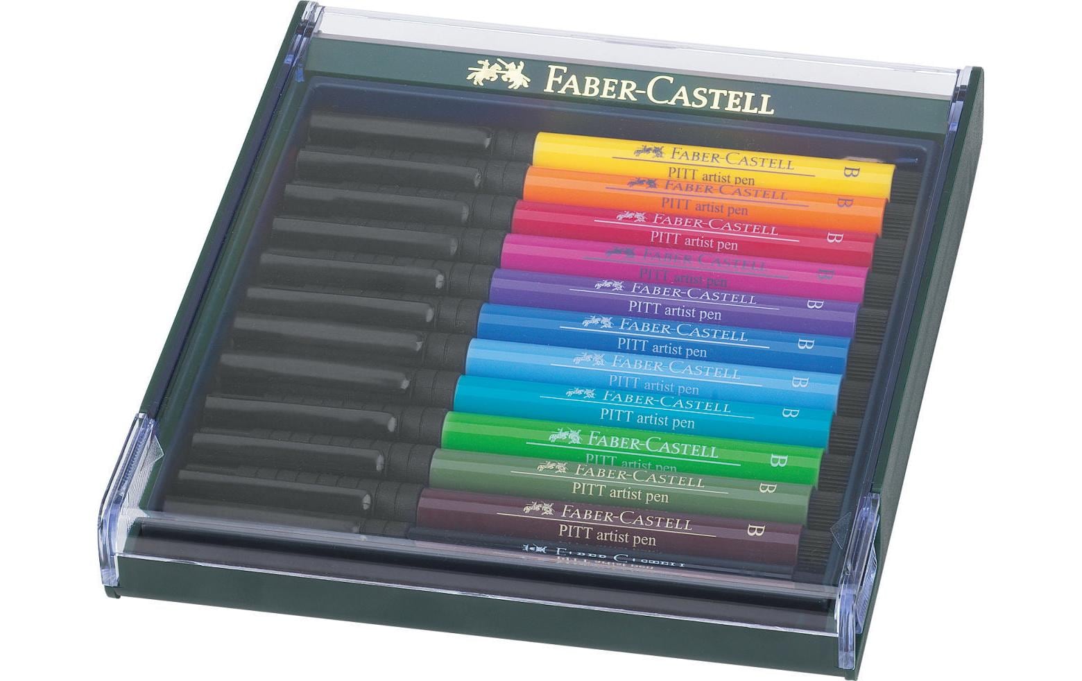 Faber-Castell Pitt Artist Pen 12er Set intensive Farb.