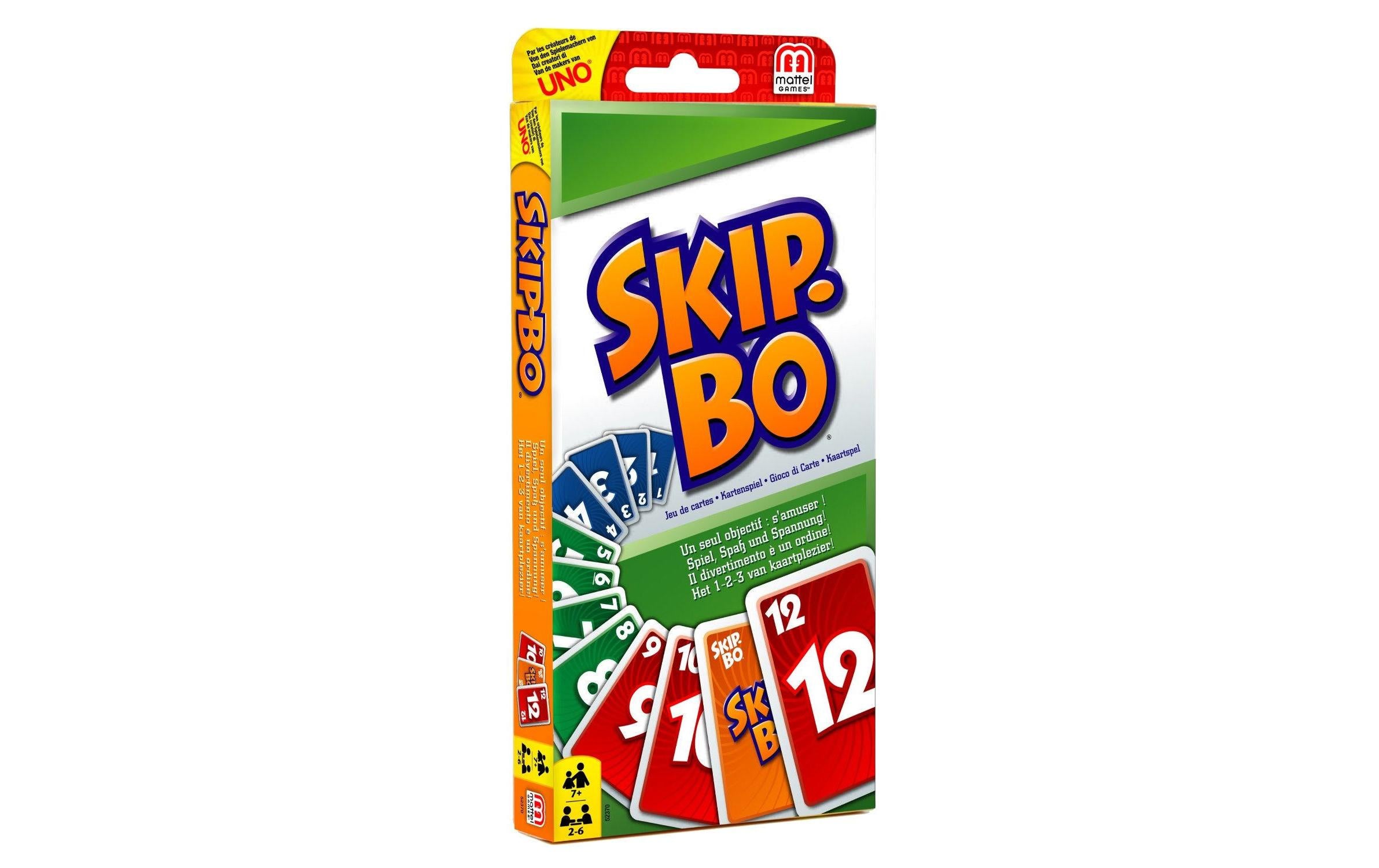 Mattel Games Skip-Bo Alter: 7+ Spieler: 2-6