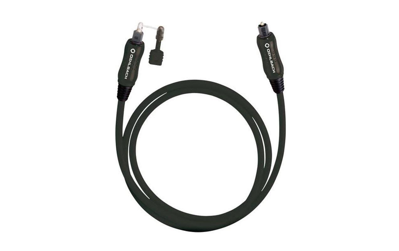 Oehlbach Toslink Kabel Opto Star Black 1.5m Toslinkstecker / Toslinkstecker, schwarz
