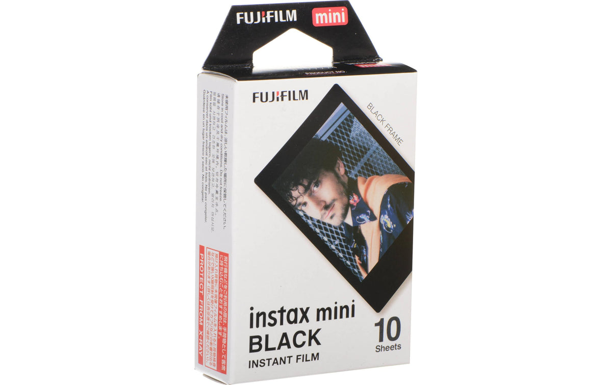 Fujifilm Instax Mini 10 Blatt schwarz zu Instax Mini 90 Neo classic / Mini 8