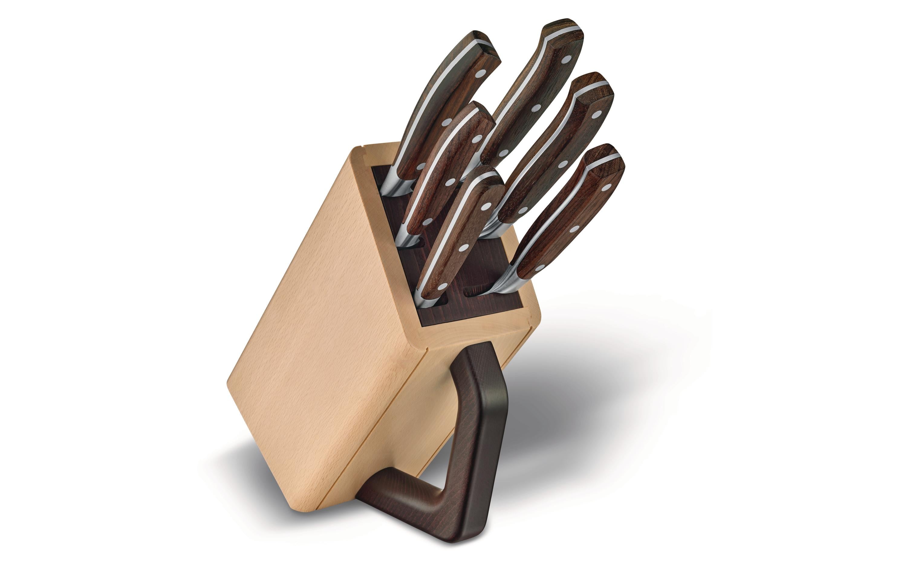 Victorninox Messerblock, 6-tlg Grand Maître Wood