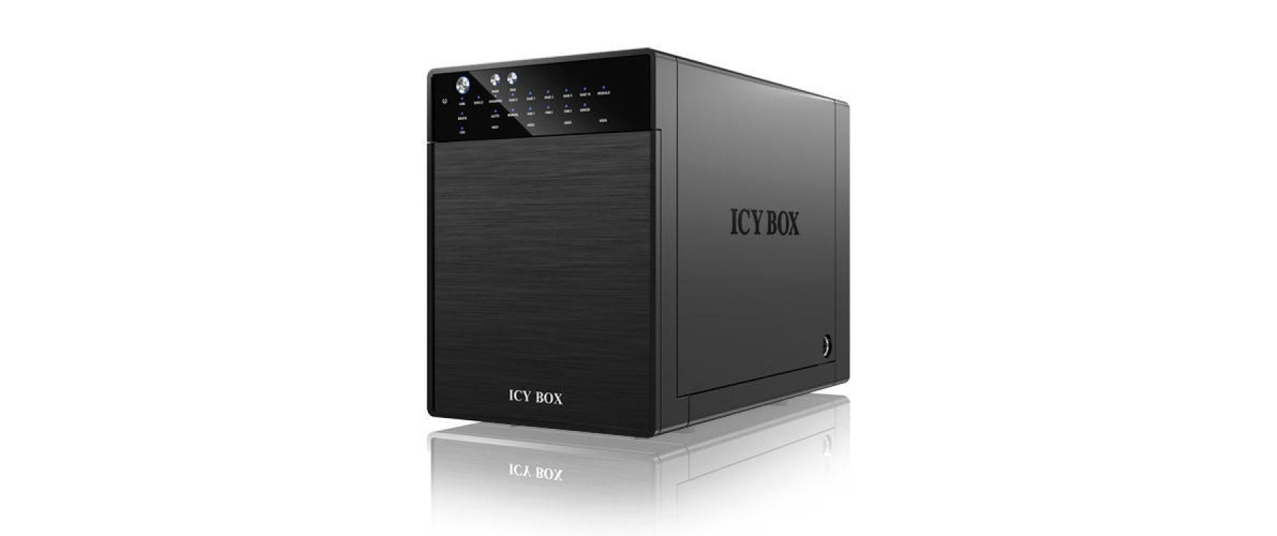 ICY BOX ext. 3.5" Raid Geh. IB-RD3640SU3 schwarz, USB3.0, für 4x SATA HDD