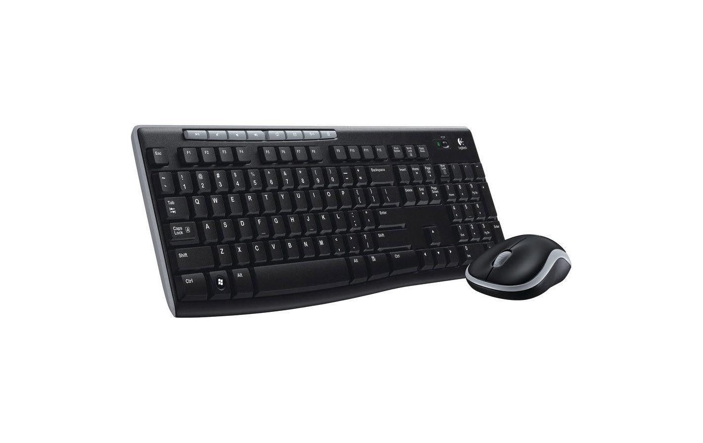 Logitech wireless Desktop MK270 UK-Layout!! inkl. cordl. optical Maus, USB 2.4GHz