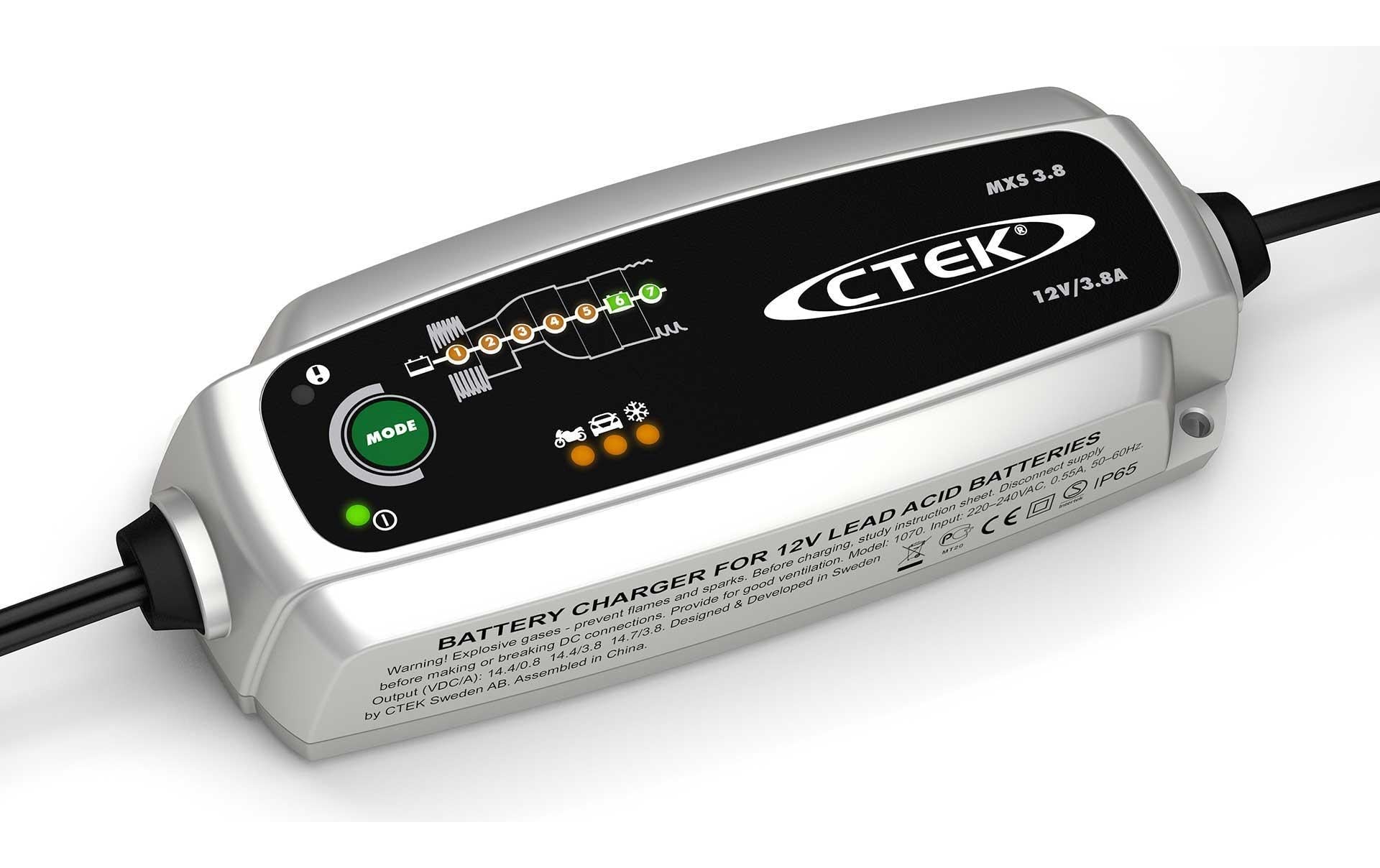 CTEK Ladegerät MXS 3.8, für 12V Batterien 12V, max 3.8A,