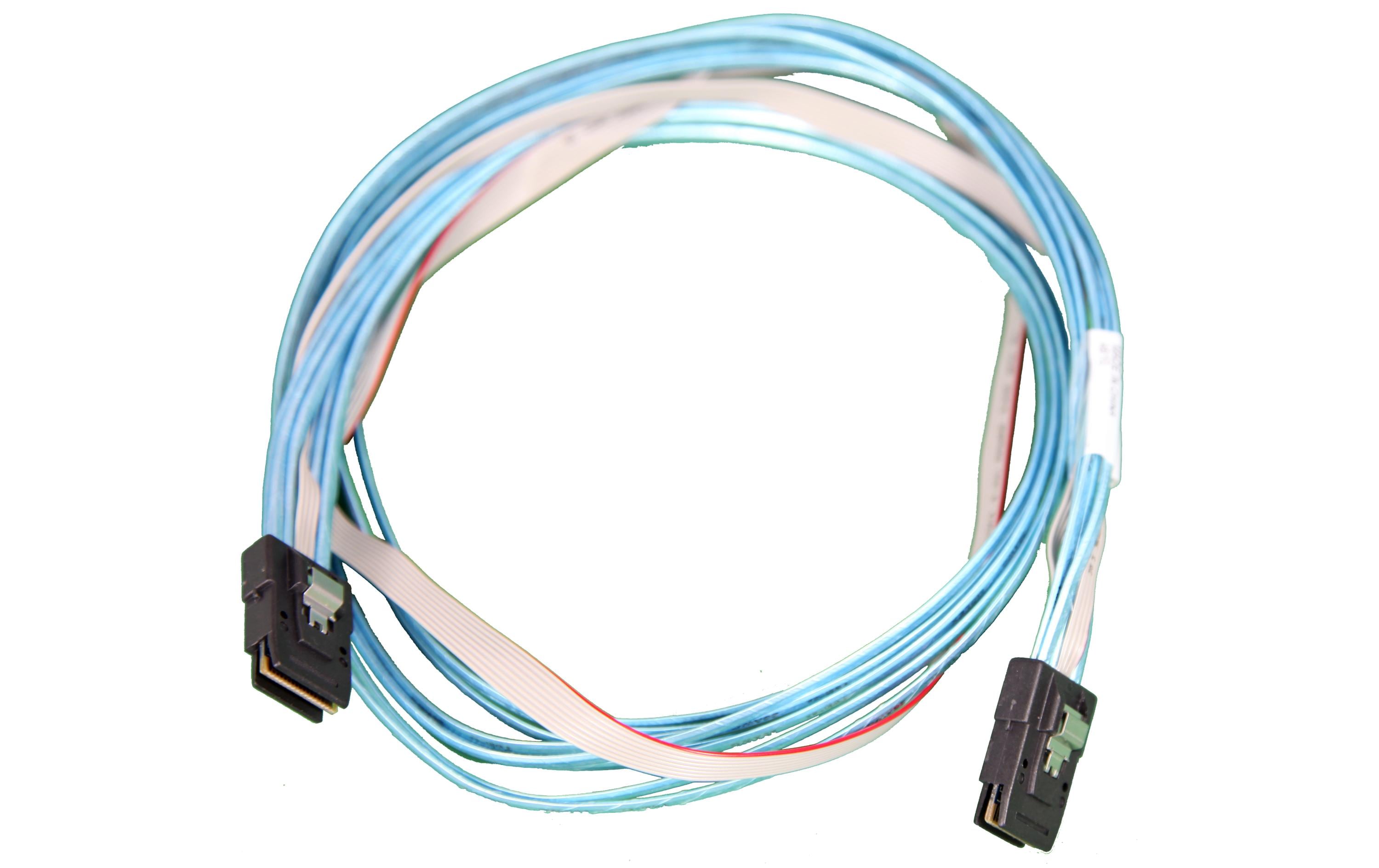 Supermicro SAS Kabel: SFF8087-SFF8087,0.75m intern, Mulitilane mit Sideband für Status