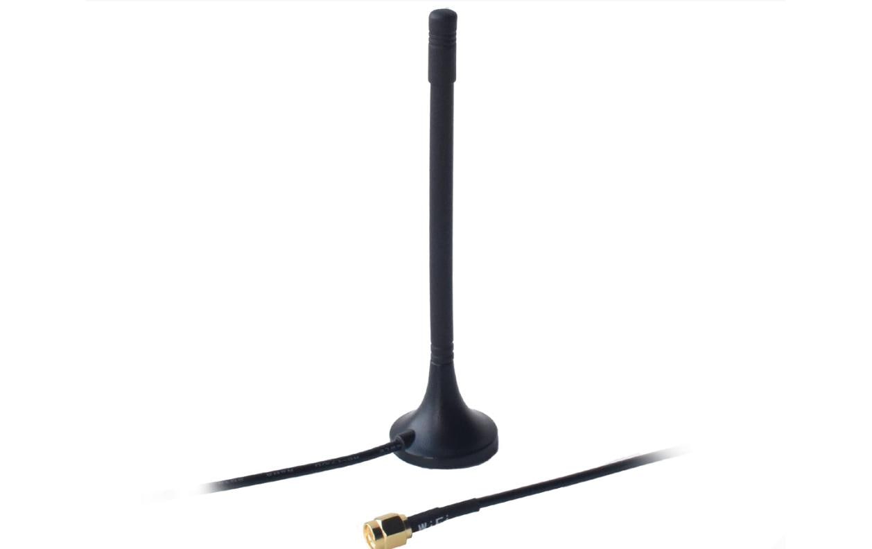 Teltonika PR1KRF30: WLAN-Antenne SMA Anschluss, 1.5m Kabel, 2dBi, Magnetisch