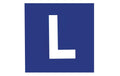 L-Schild Auto magnetisch