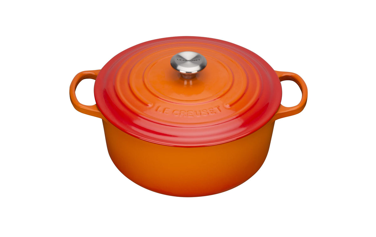 Le Creuset Bräter Signature 24 cm, Ofenrot
