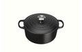 LE CREUSET Bräter rund SIGNATURE 26cm Durchmesser 26cm, schwarz