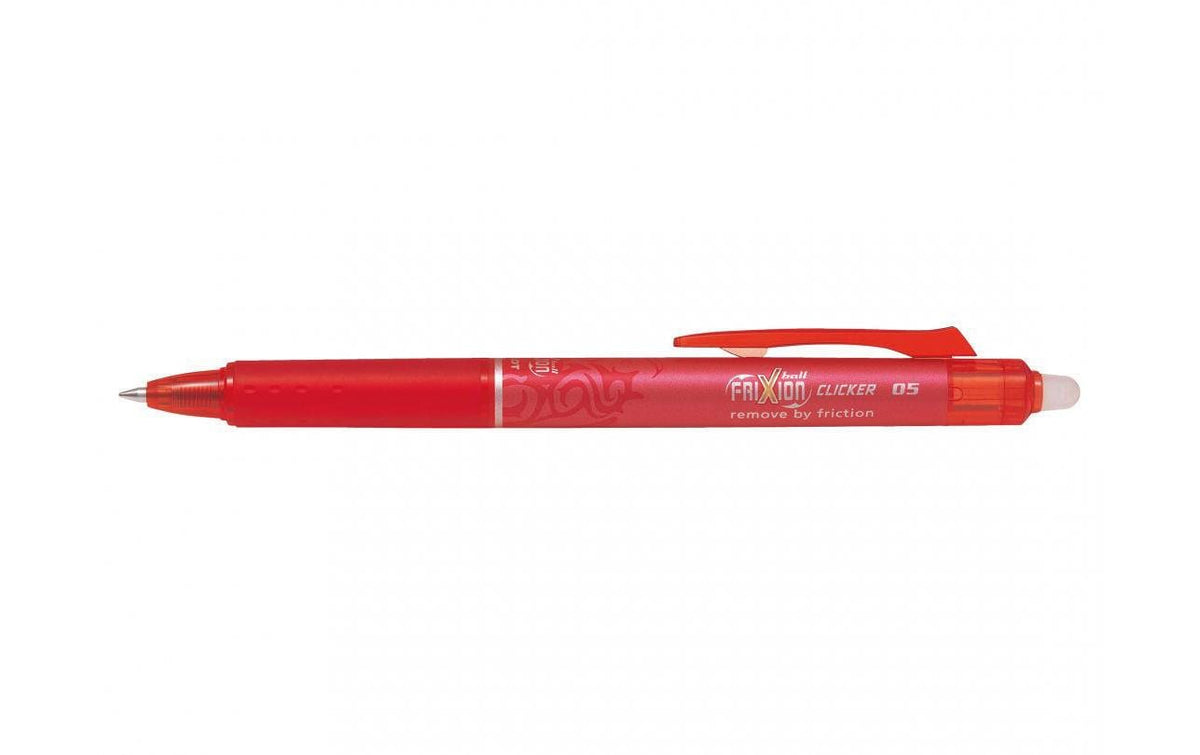 Pilot FriXion Clicker 5 rot, radierbar Strichstärke: 0.25 mm, Kugel: 0.5 mm