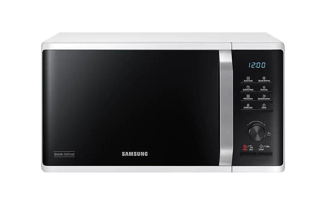 Samsung Mikrowelle MS23K3515AW/SW weiss, 23L, 800 Watt