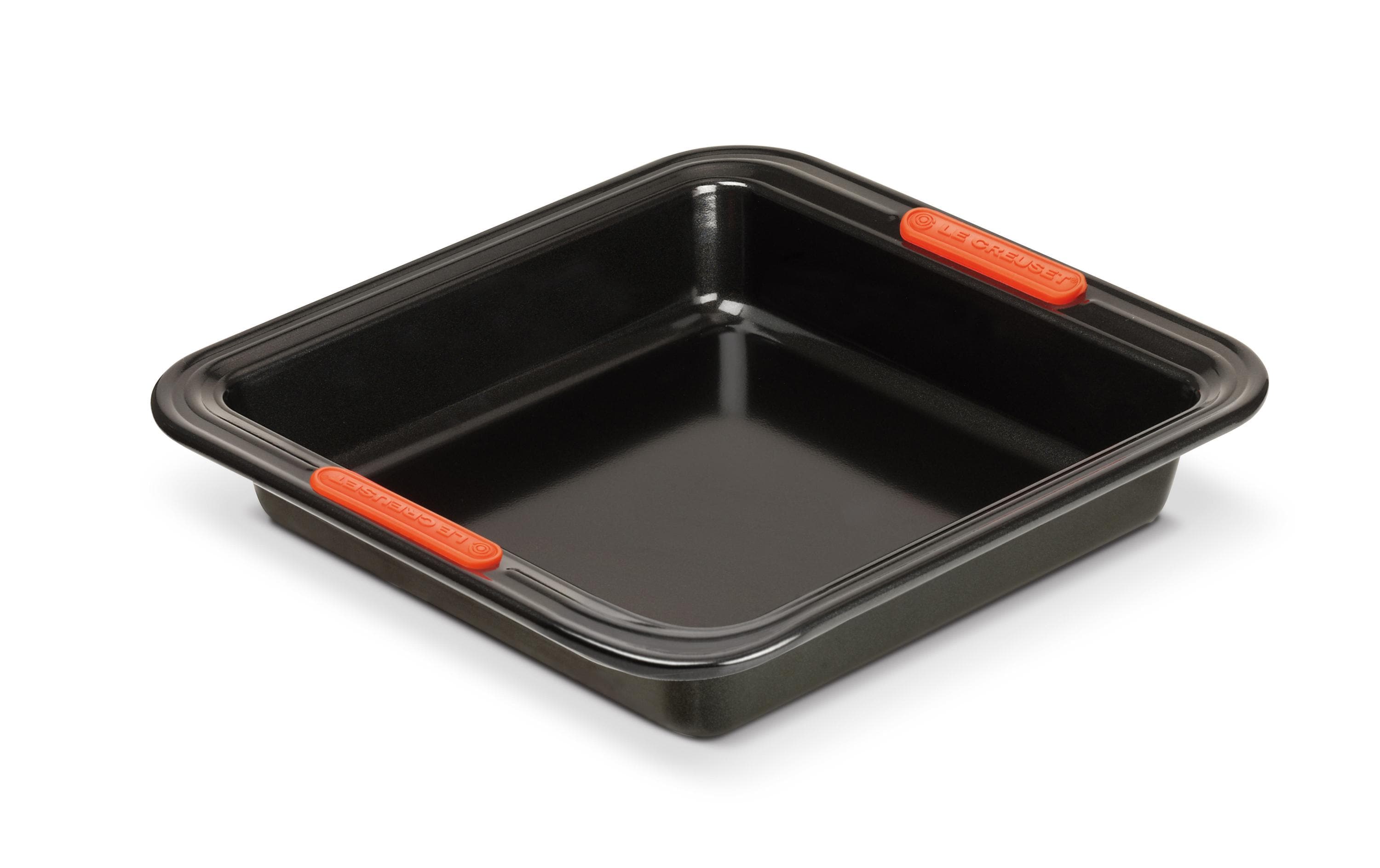 LE CREUSET BACKFORM QUADRATISCH 23 CM Karbonstahl, Grösse 23 cm, Handwäsche