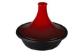 LE CREUSET Schmortopf TAGINE 31 CM Gusseisen, kirschrot