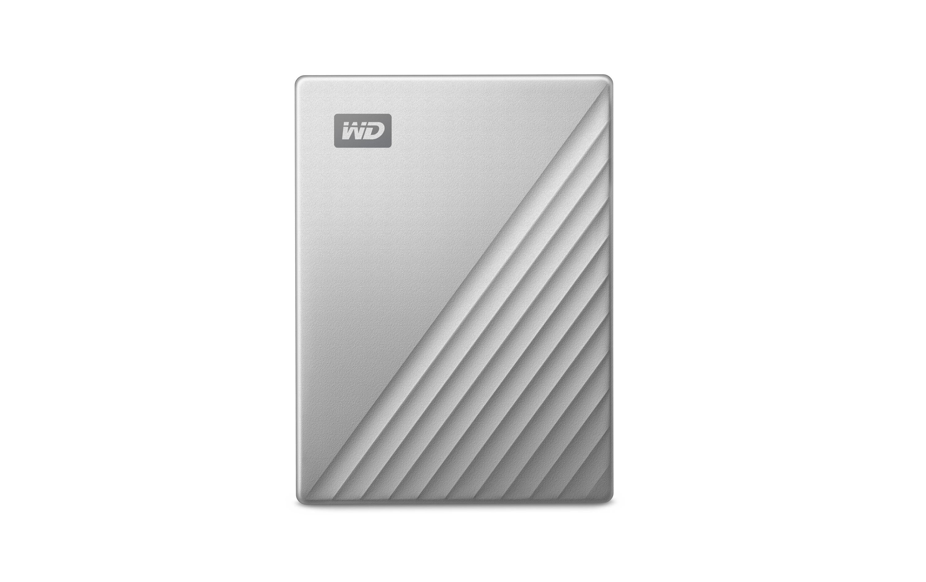 WD My Passport Ultra 2.5" 4TB Silber USB 3.0 Type-C, 2.5'', 21 mm, 256-bit