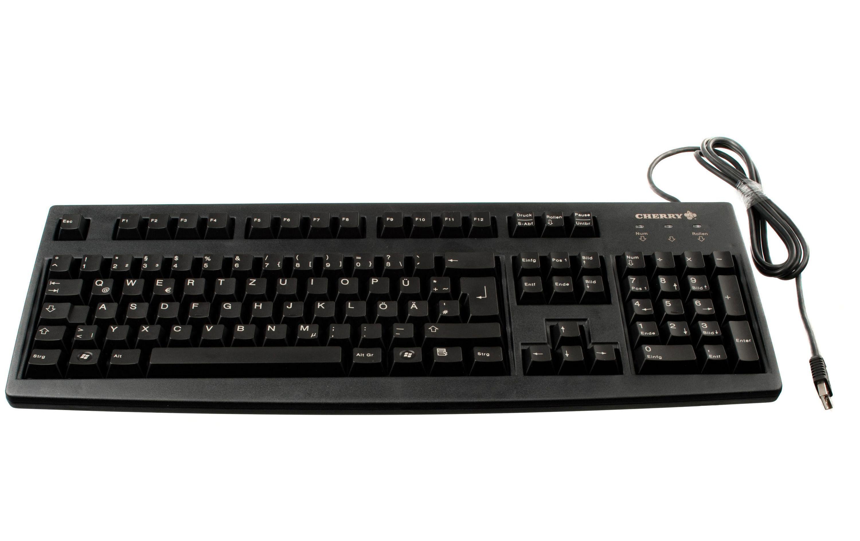 Cherry Tastatur G83-6105LUNCH, USB, schwarz