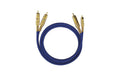 Oehlbach Audio Kabel NF 1 Master Set 1.0m 2x Cinch männlich / 2x Cinch männlich, blau