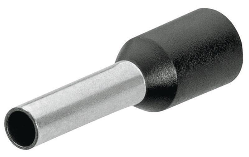 Knipex Aderenhülsen, Schwarz 16mm/10mm, 200 Stk.