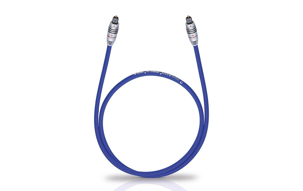 Oehlbach Toslink Kabel Optical Fiber 2.0m Toslinkstecker / Toslinkstecker, 125Mbps,