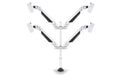 Multibrackets Monitorarm Quad weiss Min. 2 kg — Max. 10 kg Tragkraft pro Screen