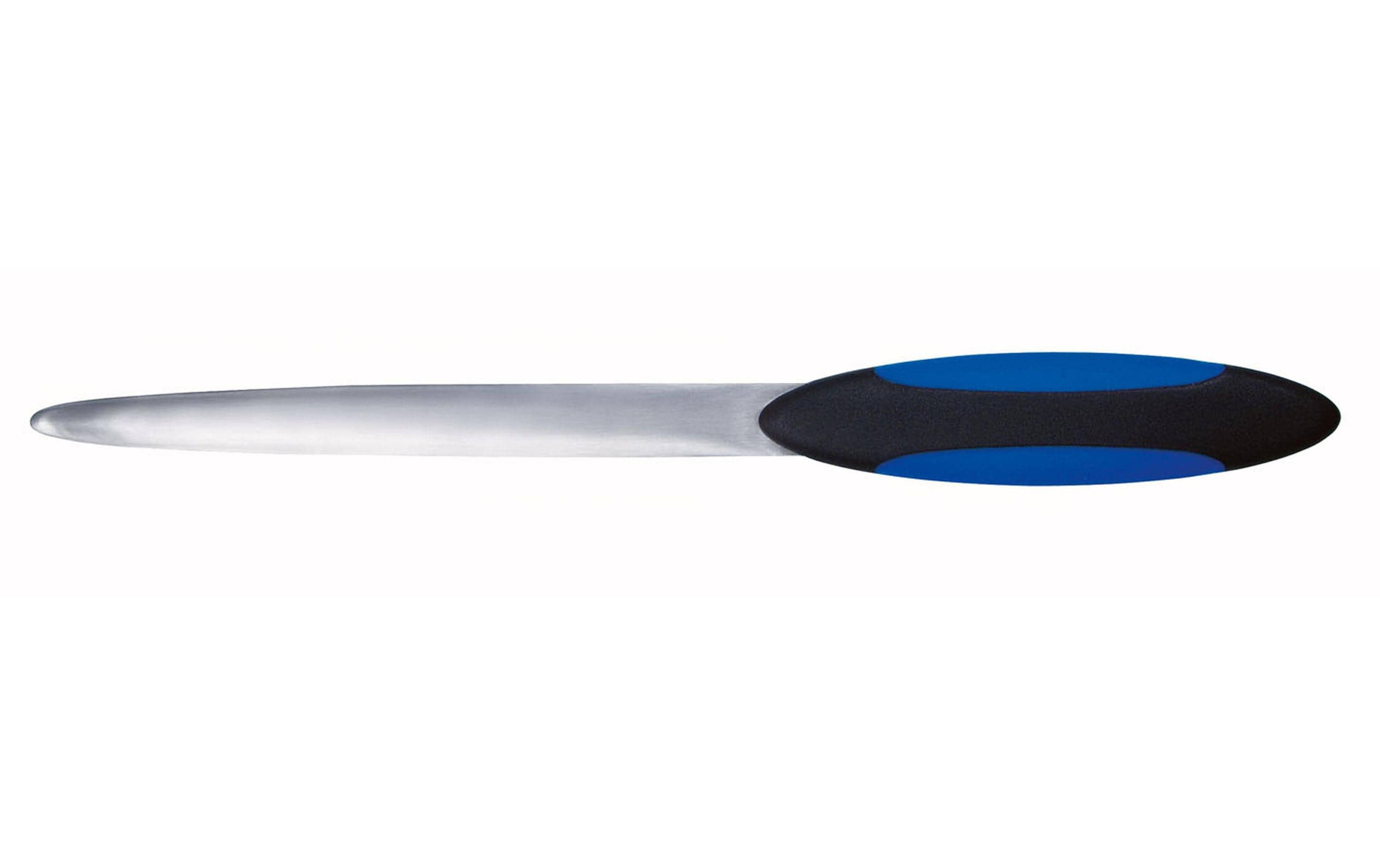 WEDO Brieföffner Soft Metall gerade 23 cm, schwarz/blau