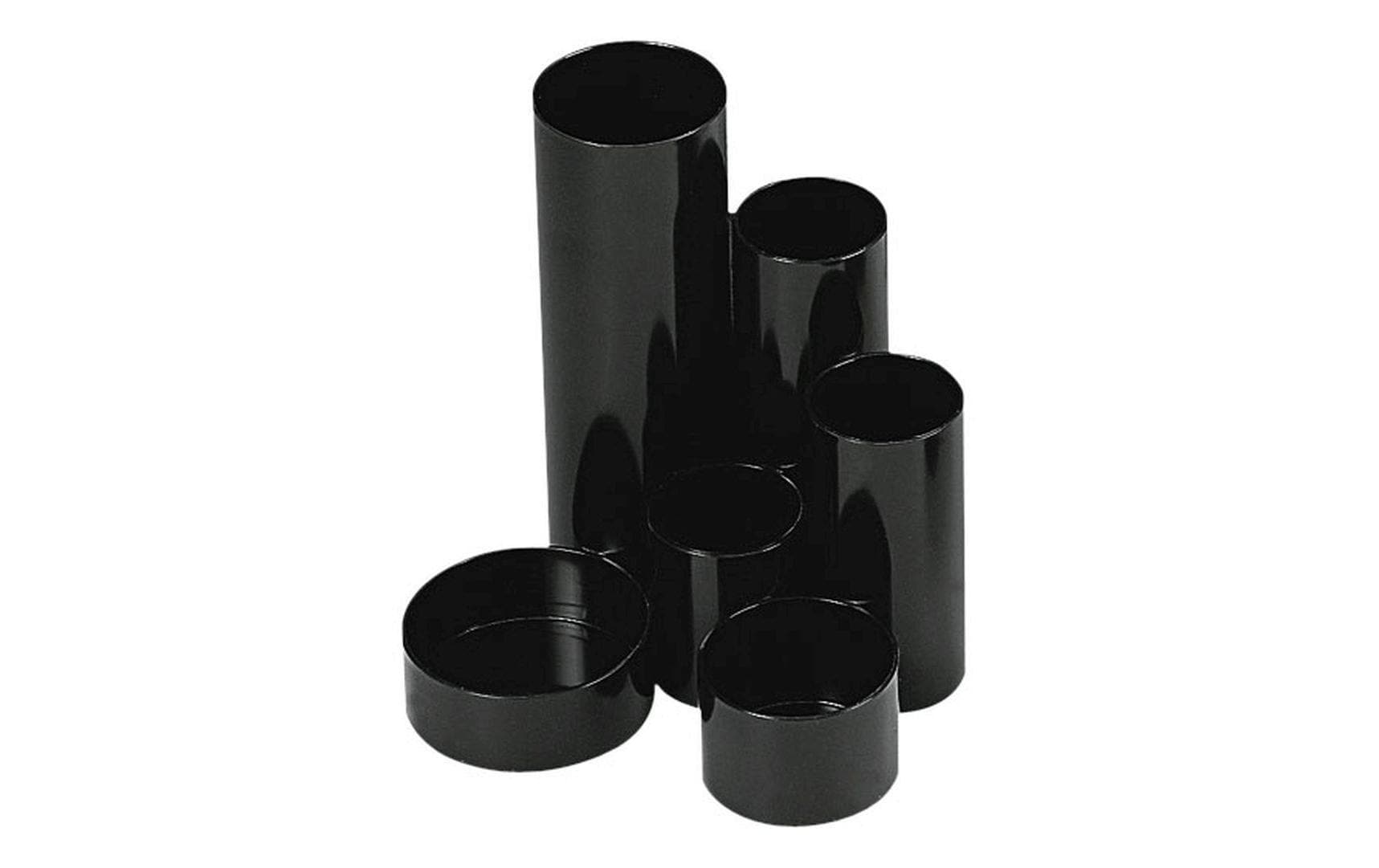 Wedo Butler schwarz, mit 6 Röhren aus hochwertigem ABS-Kunststoff