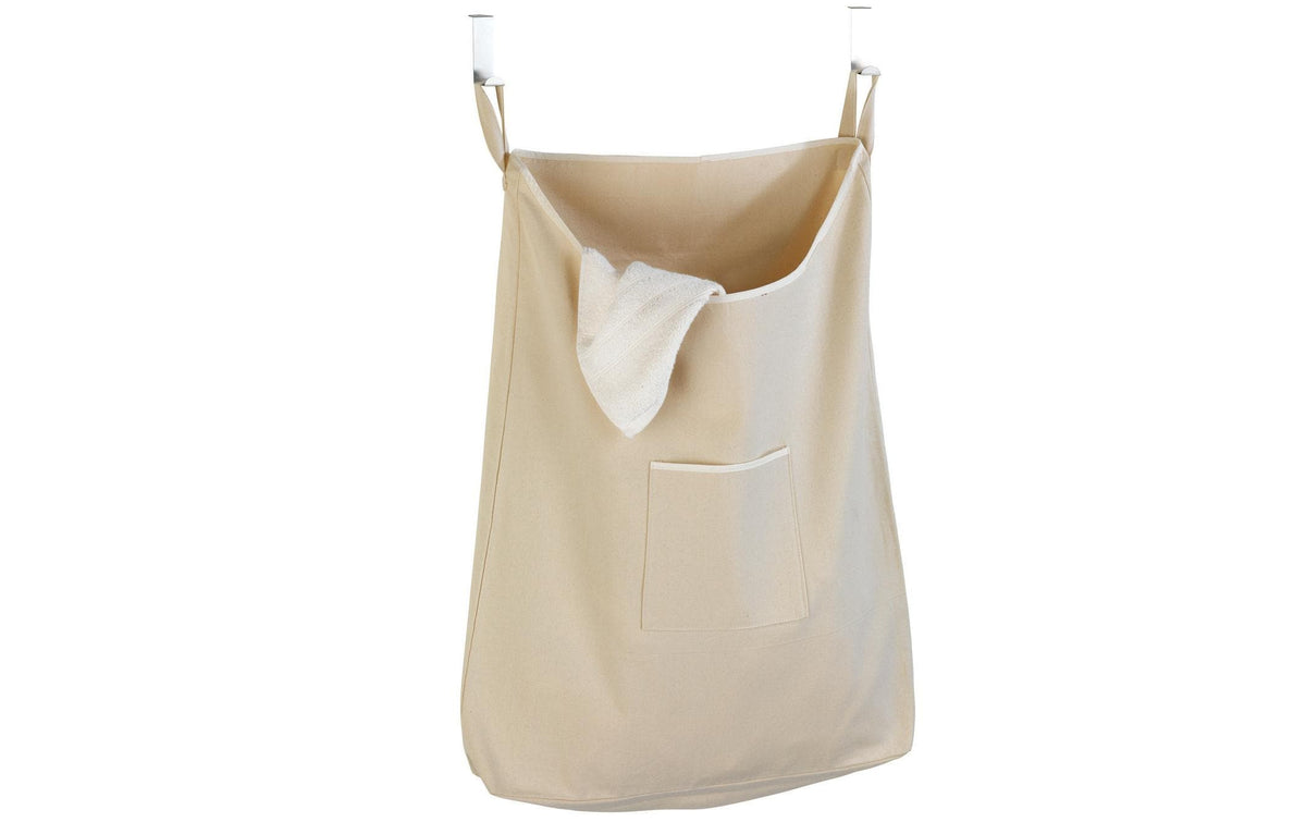 Wenko Über-Tür Wäschesammler Canguro beige 52 x 10 x 81 cm, 65 L