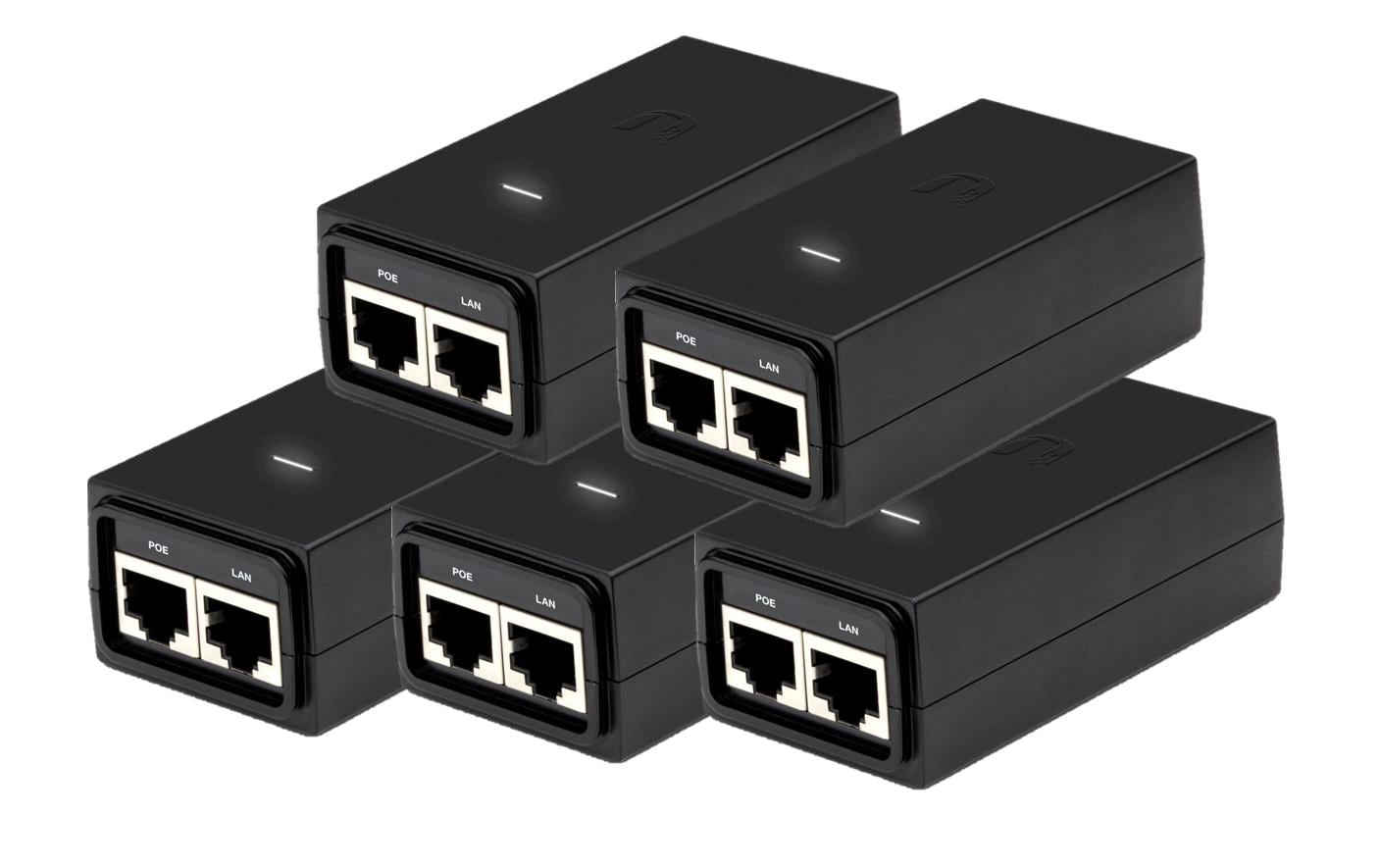 Ubiquiti Passive PoE GE Injector: 24V, 12W für passive PoE Geräte,  CH-Kabel, 5-Pack
