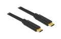 Delock USB3.1 Gen1 Kabel Typ-C. 2m bis 5Gbps, schwarz, bis 5Ampere Strom
