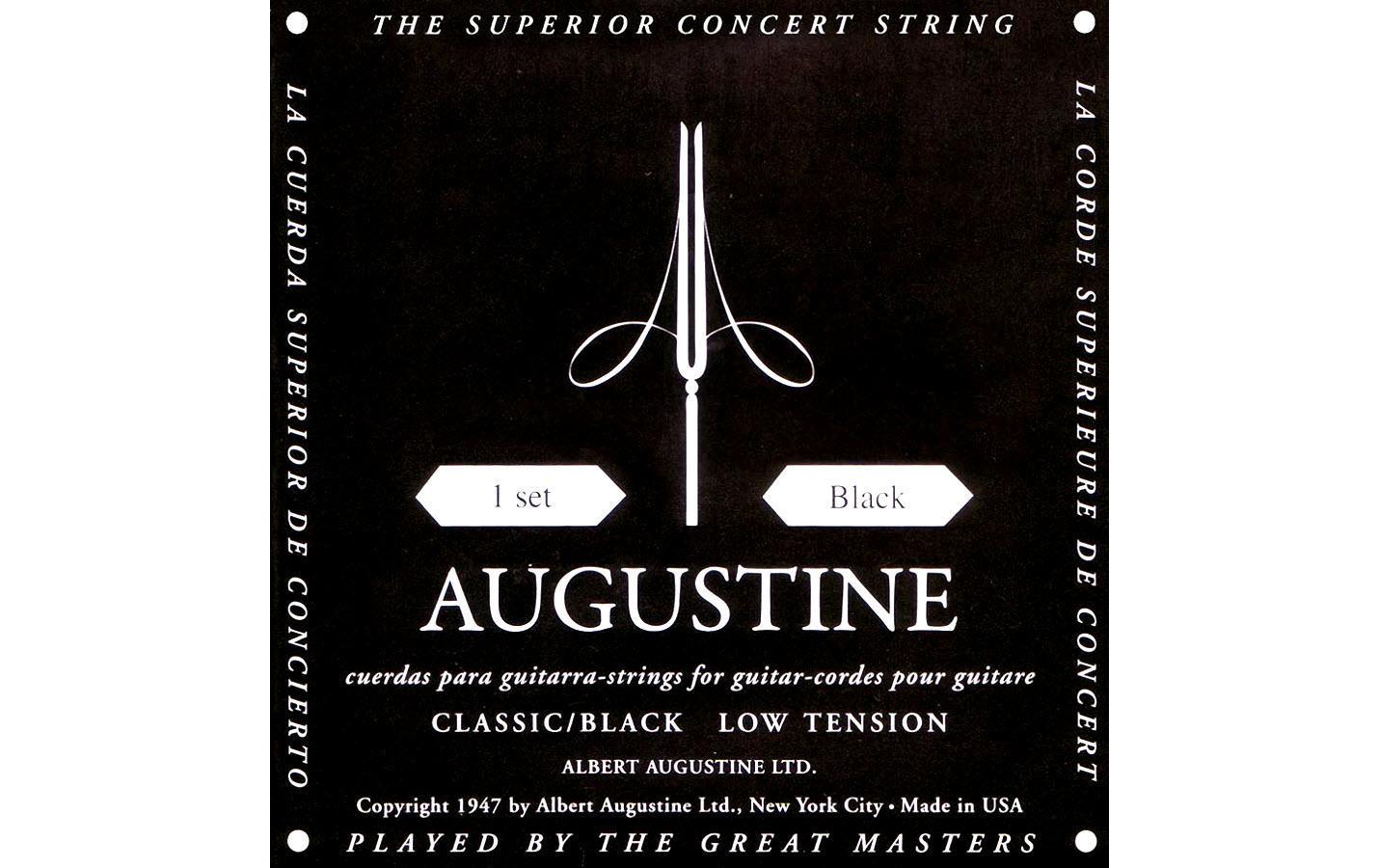 Augustine Classic Black Soft Klassische Gitarre-Saiten
