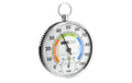 TFA Thermo-Hygrometer, Haar-Synthetik mit farbigen Komfortzonen, verchromt