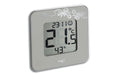 TFA Thermo-Hygrometer Style modernes Design, weiss mit Ornament