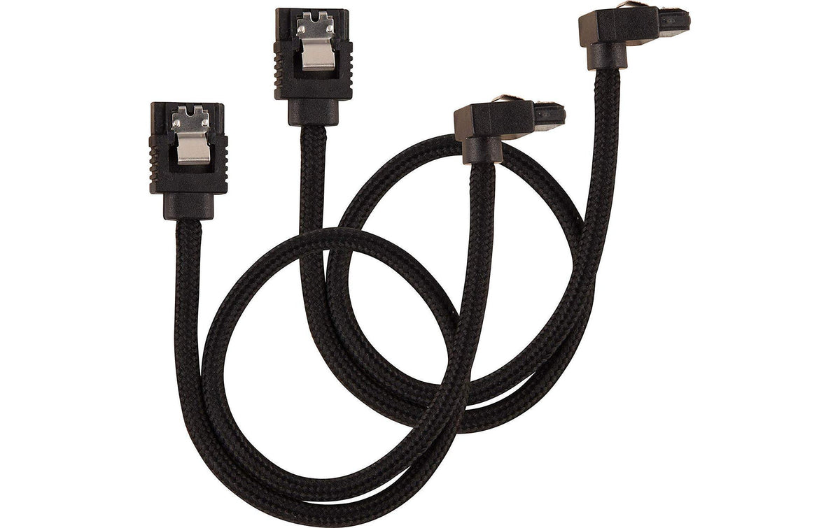 Netzteil Zubehör Corsair SATA, 30 cm black Premium SATA-Kabel, 6 Gbps, rechtwinklig