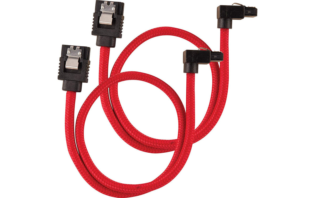 Netzteil Zubehör Corsair SATA, 30 cm rot Premium SATA-Kabel, 6 Gbps, rechtwinklig