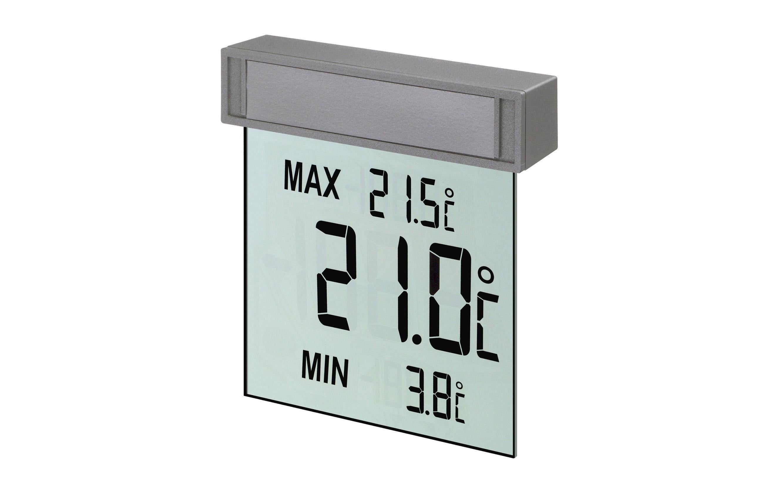 TFA Digitales Fensterthermometer "Vision" Mit grossem Display