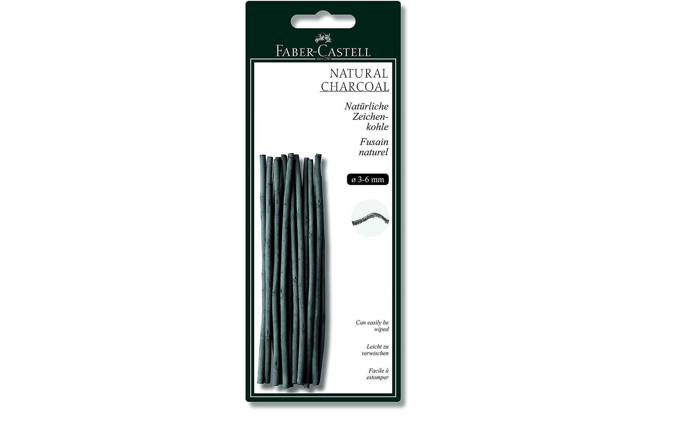 Faber-Castell PITT Monochrome Kohle natürliche Zeichenkohle