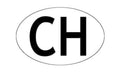 CH-Schild Auto zum aufkleben