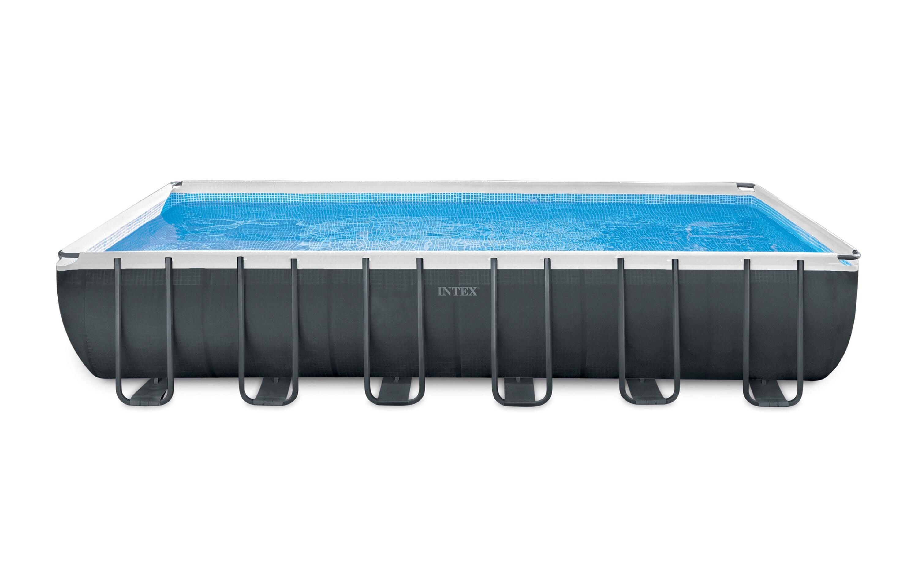 Ultra Frame XTR Rect Set 732x366x132cm S-Filterpumpe, S-Leiter, Plane u+o