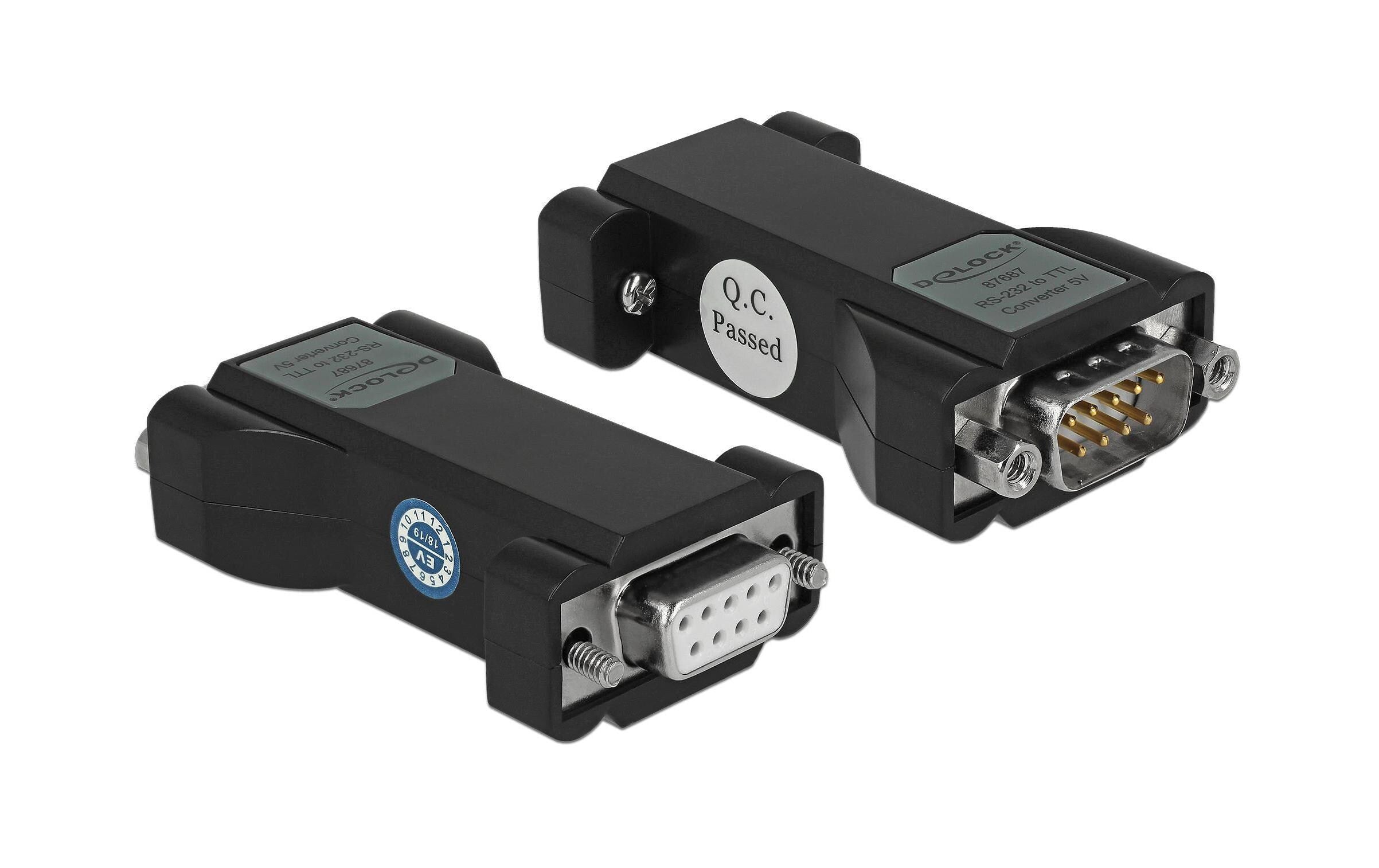 Konverter RS-232 - TLL/CMOS 5 V mit ESD 3kV 9Pin Buchse