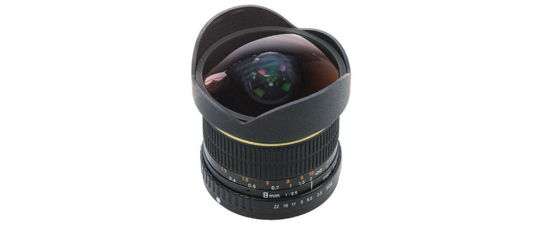 Dörr Fisheye Objektiv 8mm f 3.5, für Canon